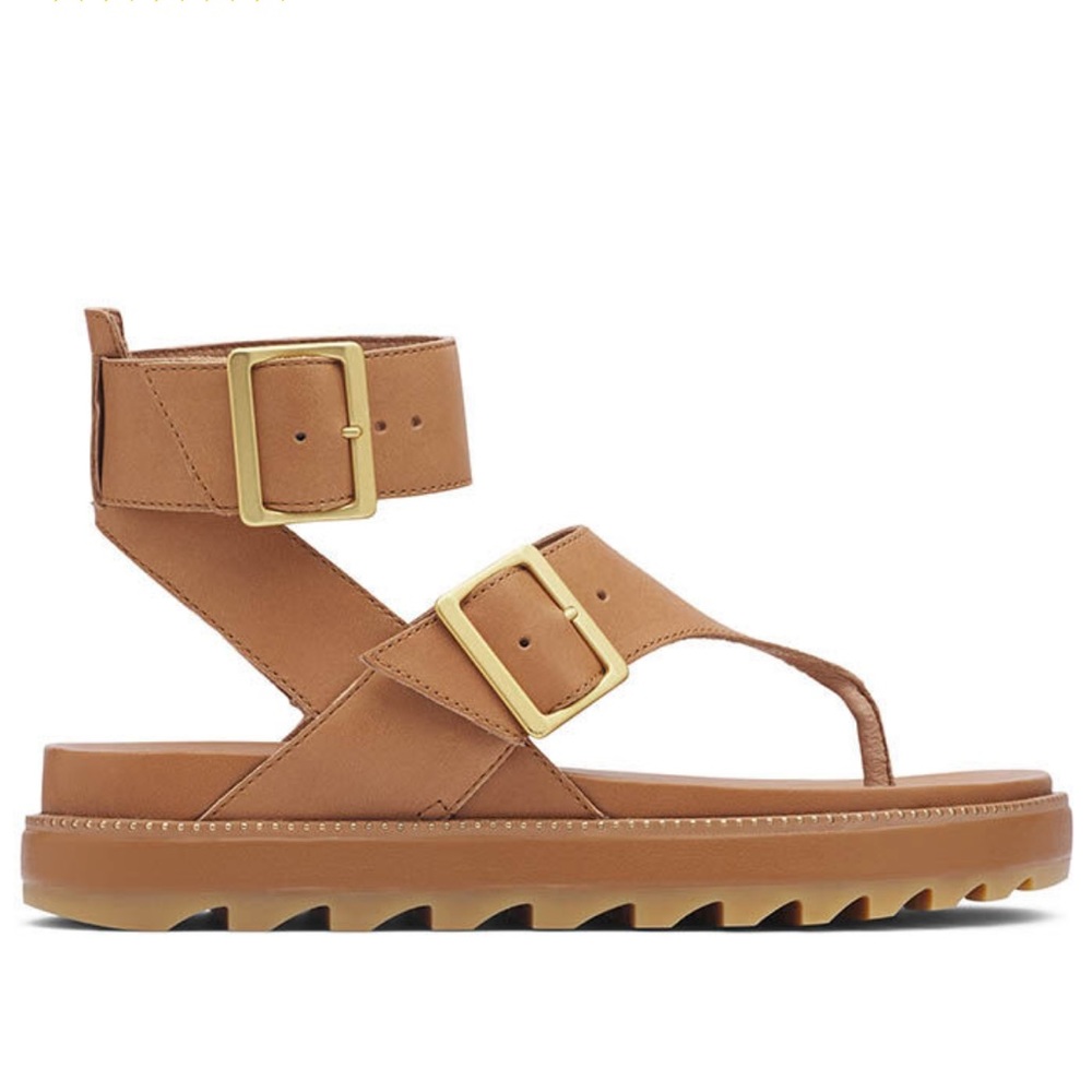 SOREL ROAMING T-STRAP SANDALS